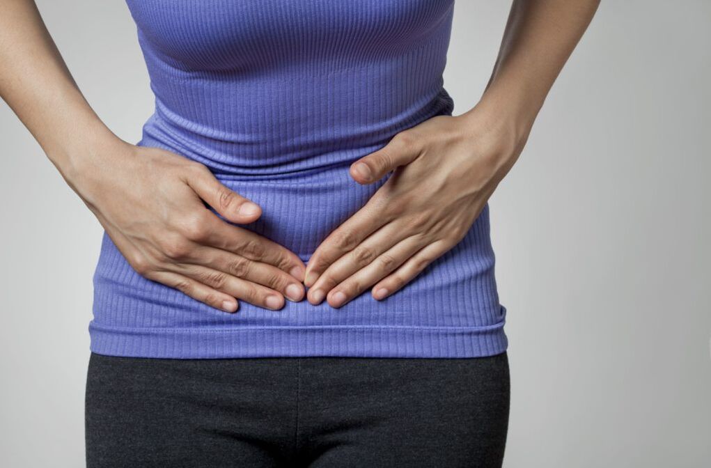 Abdominal pain in women with prostatitis