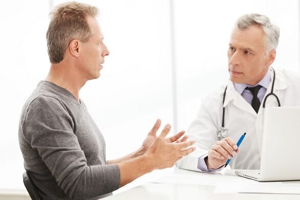 Doctor's appointment for infectious prostatitis