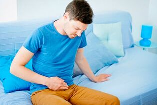 Pain in the lower abdomen is the first sign of impending prostatitis